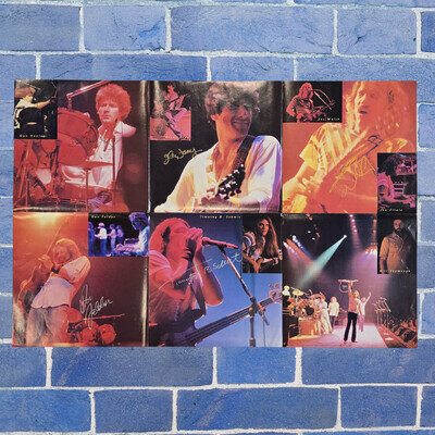 Eagles | signed poster | 5 members | Live