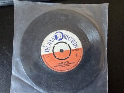 1969 Tommy McCook & Supersonics - Black Coffee /My Heart Aches(TR7706) 7" Single