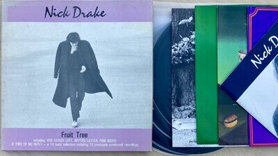 Nick Drake Fruit Tree 1986 Europe boxset 4 x vinyl LP+booklet+sleeves COMPLETE