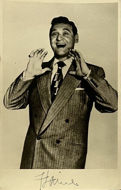 Frankie Laine - Signed Autograph - Promo Postcard Photo COA