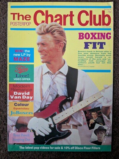 PAUL WELLER Original Music Memorabilia . Style Council Poster Mag. 1983. EX Cond