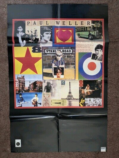 PAUL WELLER : "STANLEY ROAD" LP. Select Magazine / Go Discs 3ft x 2ft Poster EX
