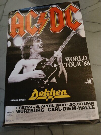 Ac Dc Canvas Poster