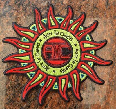 Alice In Chains Sun Logo Officially Licensed Patch 13.5cm x 12.5cm FREE P&P
