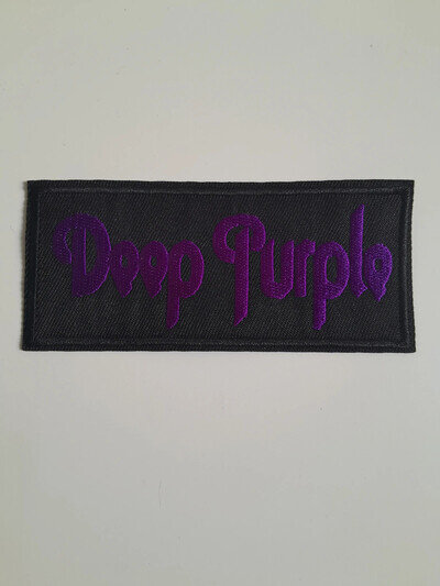 Deep Purple - Logo - Embroidered Iron On / Sew On - Patch - NEW