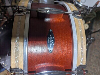 CC Player Date Red Mahogany Snare Drum 14 X 5.5