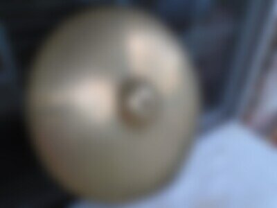 VINTAGE 1950's AVEDIS ZILDJIAN 14" SMALL STAMP THIN HI HAT CYMBAL-789g-VG!