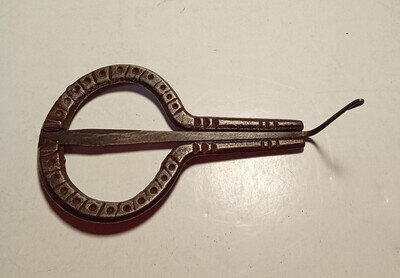 Antique Jews Harp Jaw Mouth Harp Instrument Hand Made England Cast Iron