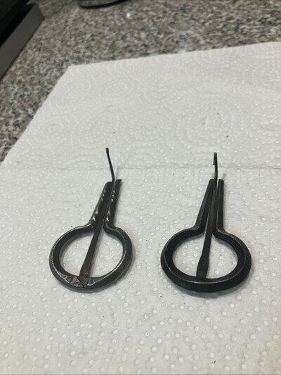 Set Of 2 - Vintage Jew’s Harp Jaw Harp Mouth Instrument Antique