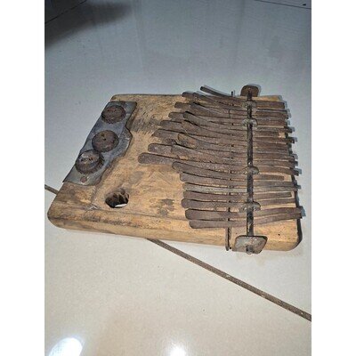 Vintage African Mbira Thumb Piano | Handmade Zimbabwe Kalimba 22 Keys