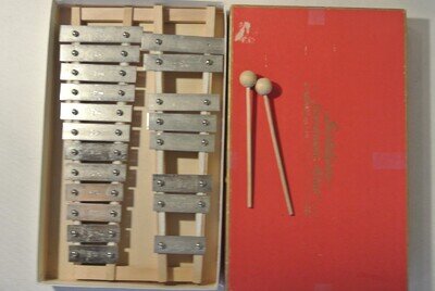 Vintage Germany Student Goldon Chromatic- Elite Xylophone with Mallets