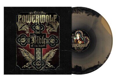 POWERWOLF - BIBLE OF THE BEAST, 2025 EU GOLD/BLACK CORONA vinyl LP, 500 COPIES!