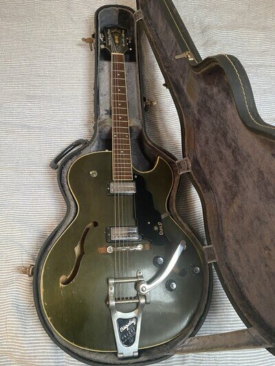 1968 Guild Starfire II Emerald Green Hollowbody Guitar With OHSC