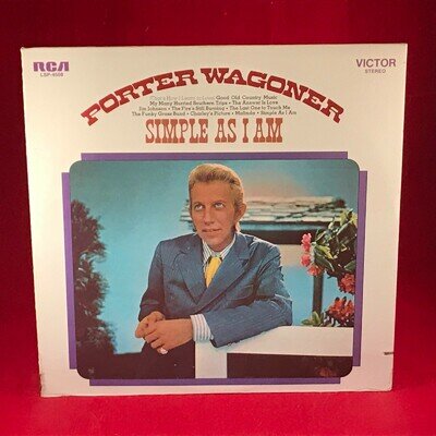 PORTER WAGONER Simple As I Am 1971 USA Vinyl LP original RCA record