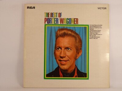 PORTER WAGONER THE BEST OF PORTER WAGONER (341) 11 Track LP including Picture Sl