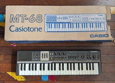 Vintage Casio 1980s MT-68 Synthesizer Keyboard - Working & VGC - Fast Post