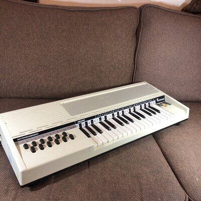 Bontempi BN8 Organ Keyboard Electric Reed Vintage Fan Driven RARE Working Well