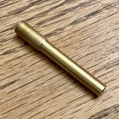 1 Brass Tubing Adapter 1-1/4" Long, 5/32" To 3/16” OD For Player Piano