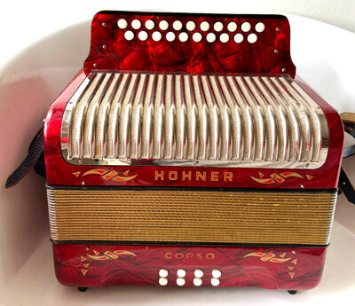 Vintage Hohner Corso Melodeon Accordion