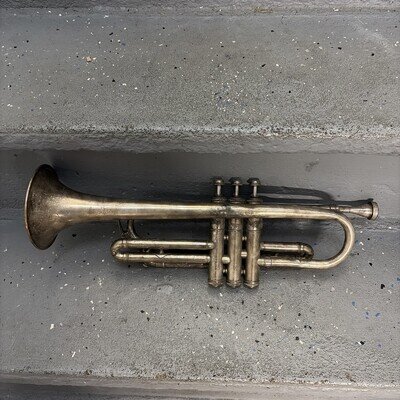 Vintage Frank Holton Trumpet 1920s As Is Parts Or Repair Only Condition Unknown