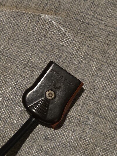 Two pin plug suitable for Bush DAC 90 and DAC 90a valve radio etc