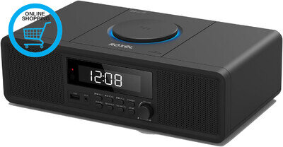 RCD-330BT All-In-One Compact Mini System with CD Player, USB Playback, FM Radio,