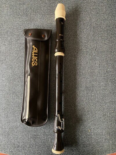 Aulos Tenor Recorder 311-E With Original Case Vintage Excellent Condition