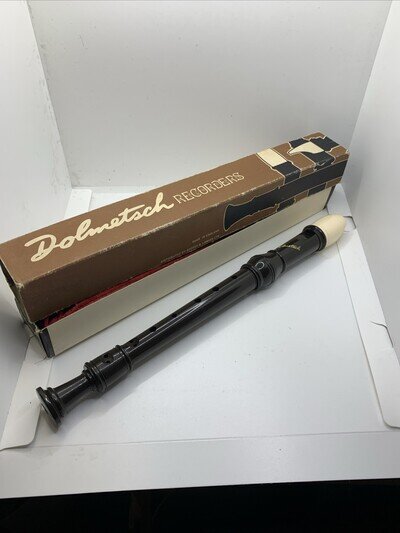 Dolmetsch Vintage Descant Recorder Original Box Included
