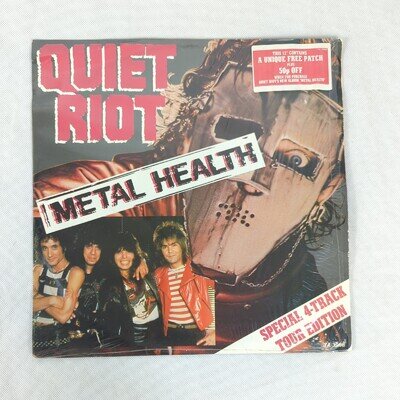 Quiet Riot Metal Health Vinyl 12" 4 Track Tour Edition Heavy Metal Rock Promo