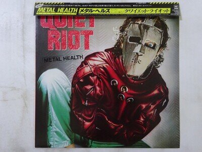 Quiet Riot Metal Health CBS/Sony 25AP 2643 Japan VINYL LP OBI