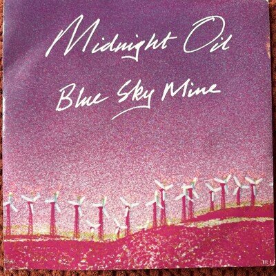 Midnight Oil - Blue Sky Mine - Used Vinyl Record 7 - U1142z