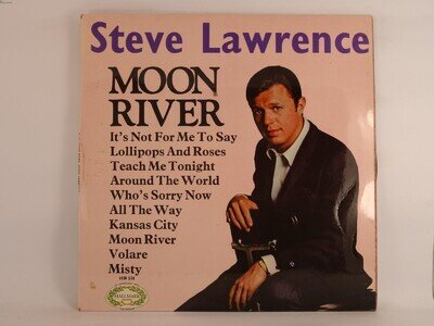 STEVE LAWRENCE MOON RIVER (378) 10 Track LP including Picture Sleeve HALLMARK