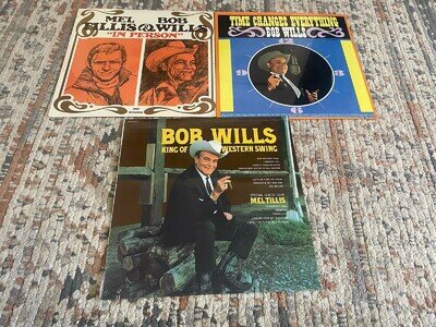 BOB WILLS LOT OF 3 LP'S ALL LISTED ALL NEW AND FACTORY SEALED UP