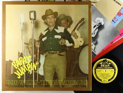 Bob Wills - Papa's Jumpin': The MGM Years 5xLP - Bear Family Germany Mono VG++