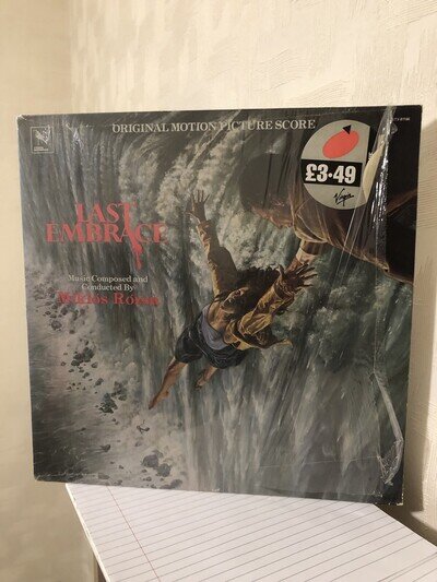 Last Embrace - Miklós Rózsa - Vinyl Record LP - Soundtrack - US Pressing - 1983