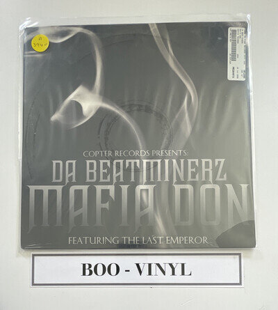 SEALED ~Da Beatminerz~The Last Emperor - Mafia Don 12” hip hop vinyl record mint