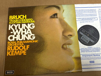 SXL 6573 Bruch Violin Concerto Scottish Fantasia Kyung-Wha Chung Kempe