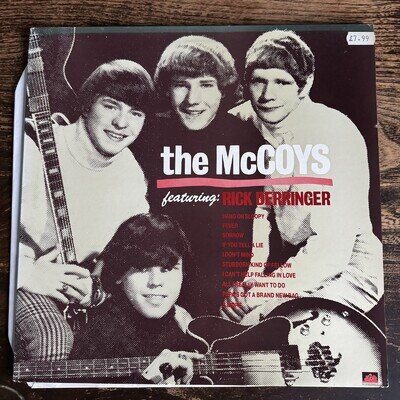 The McCoys Featuring Rick Derringer - Hang On Sloopy Vinyl LP 1988 UK - SEE236