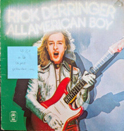 Rick Derringer All American Boy Vinyl Record VG/G+ EPC65831 1973