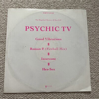 Psychic Tv The Magickal Mystery D Tour E.P Vinyl LP Record