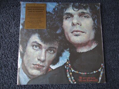 VINYL 2LP- THE LIVE ADVENTURES OF MIKE BLOOMFIELD & AL KOOPER (#330/1000, BLUE)