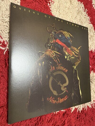 Queens Of The Stone Age In Times New Roman Blue Vinyl LP (New & Sealed)