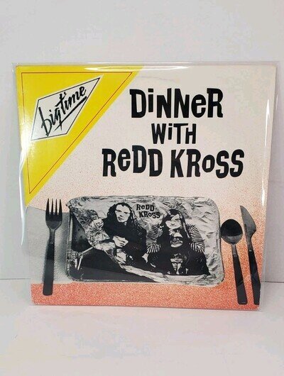 Redd Kross Dinner With Redd Kross Double Dj Lp Black + Red Disc Tested