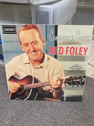RED FOLEY COMPANYS COMIN VINYL LP, STETSON HAT3122, VG+