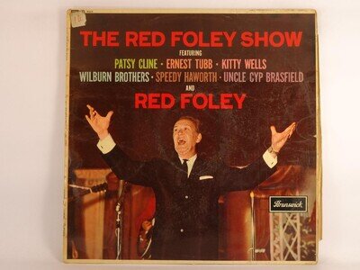 RED FOLEY THE RED FOLEY SHOW (394) 14 Track LP including Picture Sleeve BRUNSWIC