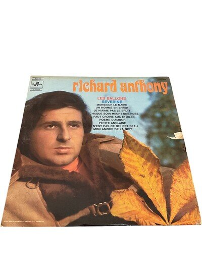 Richard Anthony Les Ballons Vinyl Record LP