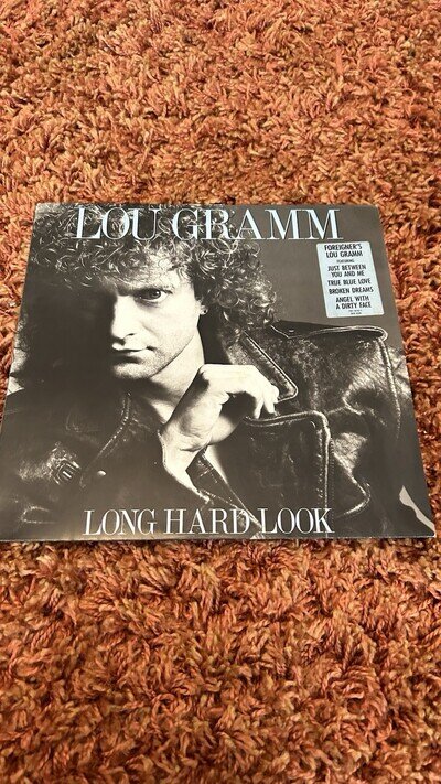 Lou Gramm – Long Hard Look 12" Vinyl Album LP EX 1989