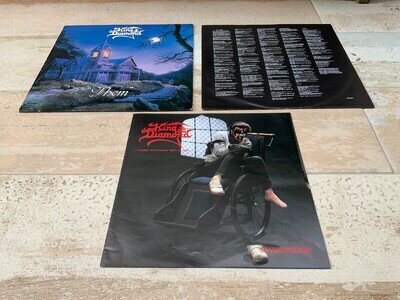 King Diamond Them 1st press 1988 Roadrunner Vinyl LP + Booklet MERCYFUL FATE