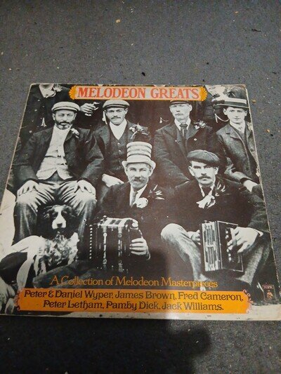 Melodeon Greats LP Topic 12T376 UK Mono 1978 Folk Archive Wyper Hannah Leatham
