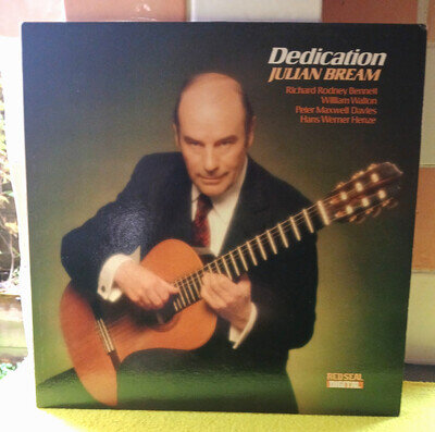 JULIAN BREAM - DEDICATION 12'' 33RPM VINYL RCA RED SEAL RL25419 1984 MINT/NM